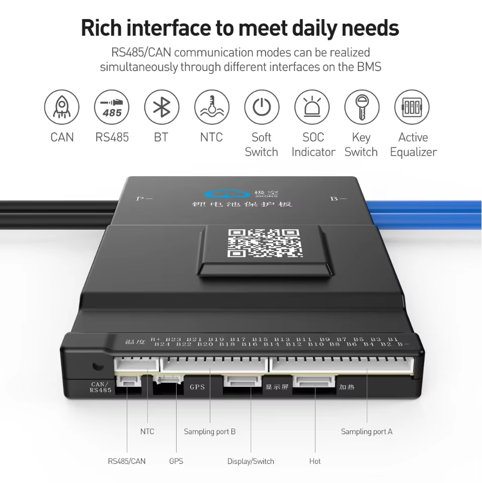 JK BMS Actieve Balancer 150A 1 - Smart Bms 20S 72V 150A Bluetooth recensie en prijs