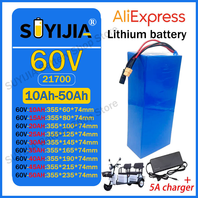 21700 60V 50Ah 45Ah 20Ah 25Ah  - 60V 30Ah 21700 Battery Pack recensie en prijs