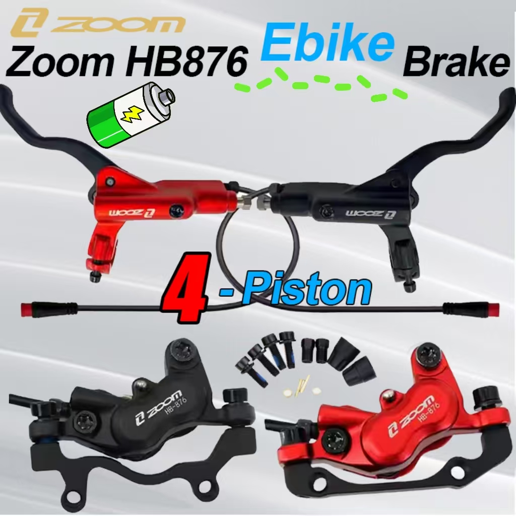 ZOOM HB-876E E-Bike 4-zuiger h - Zoom Hydraulic Brake 4 Piston E-Scooter recensie en prijs