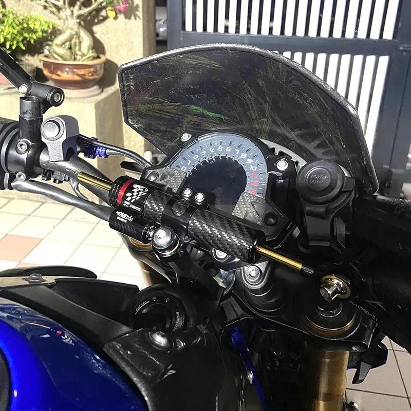 Fiber Carbon Stuurdemper Stabi - Steering Damper Stabilizer Kit Cnc recensie en prijs