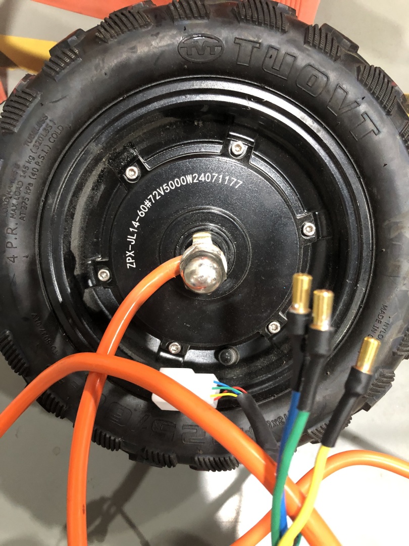 4000W 5000W 7500W 60MM oranje  - 60V 5000W Brushless Hub Motor recensie en prijs